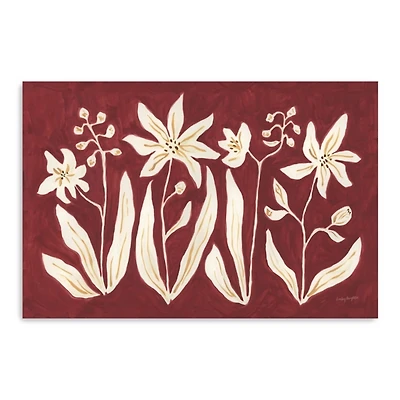 Cinnamon Flowers Canvas Art Print, 36x24