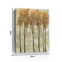 Standing Tall in Autumn Canvas Art Print, 24x32