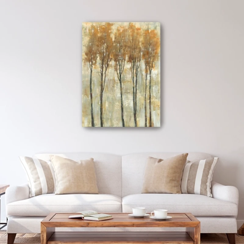 Standing Tall in Autumn Canvas Art Print, 30x40