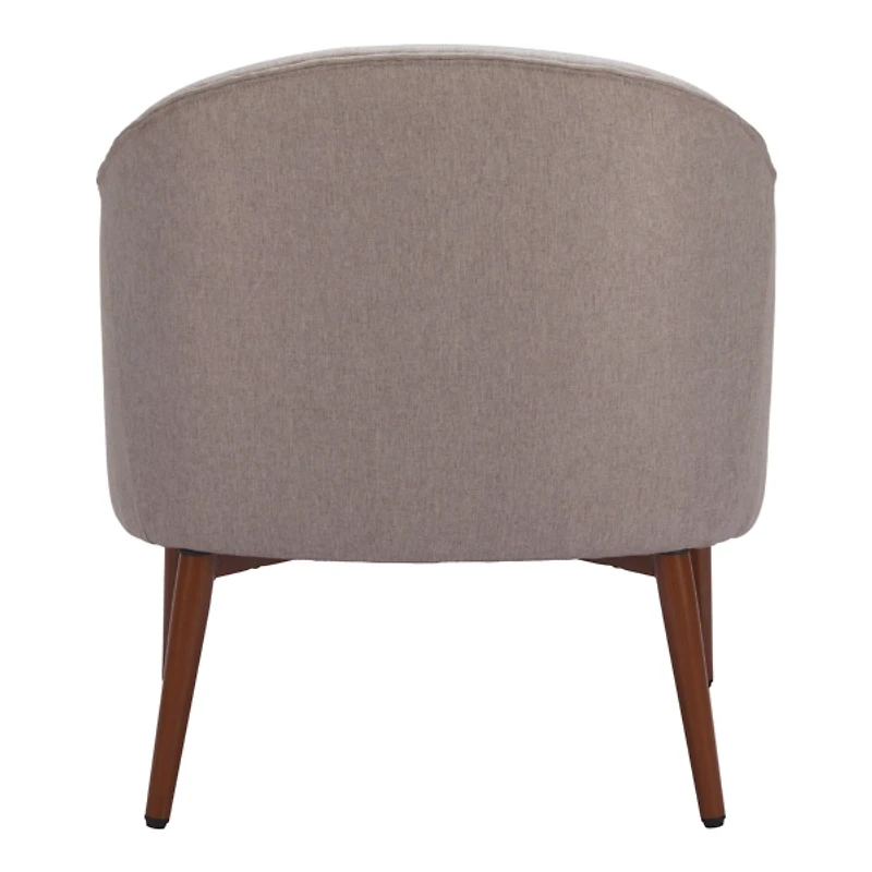 Gray Tufted Carter Accent Chair