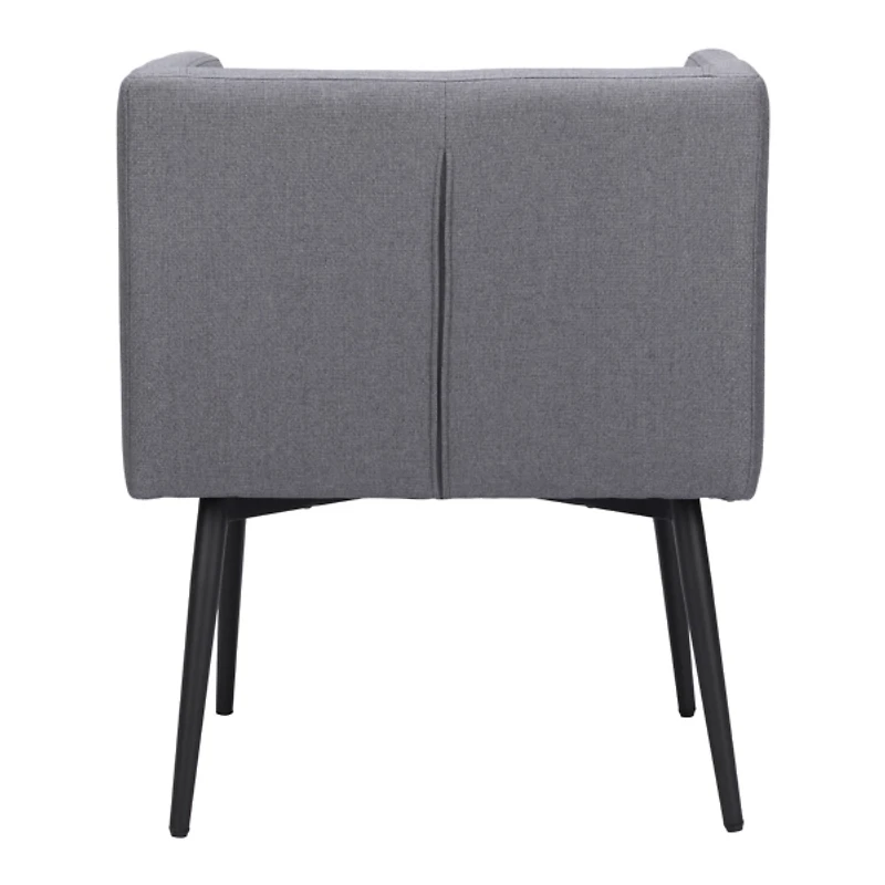 Gray Upholstered Horbat Dining Chair