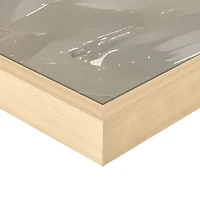 Textured Coast Framed Canvas Art Print