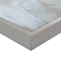 Ivory & Ruby Floral Framed Canvas Art Print