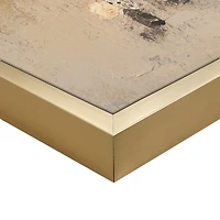 Blush Roses Framed Canvas Art Print