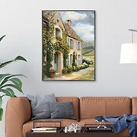 French Farmhouse Framed Canvas Art Print