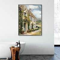 French Farmhouse Framed Canvas Art Print