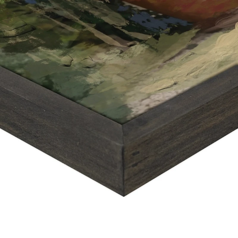 French Farmhouse Framed Canvas Art Print