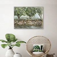 Perfect Spot Framed Canvas Art Print