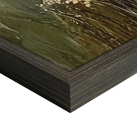 Neutral Field of Flowers Framed Canvas Art Print