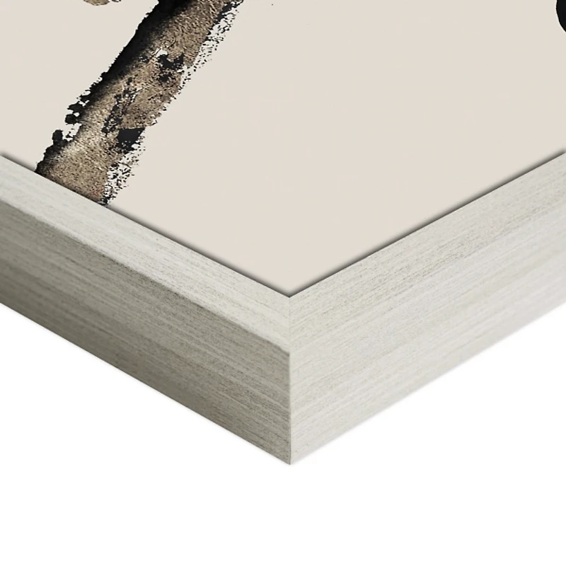 Branches of Gold Framed Canvas Art Print