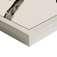 Branches of Gold Framed Canvas Art Print