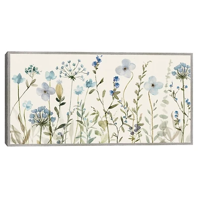 Whimsy Blooms Framed Canvas Art Print