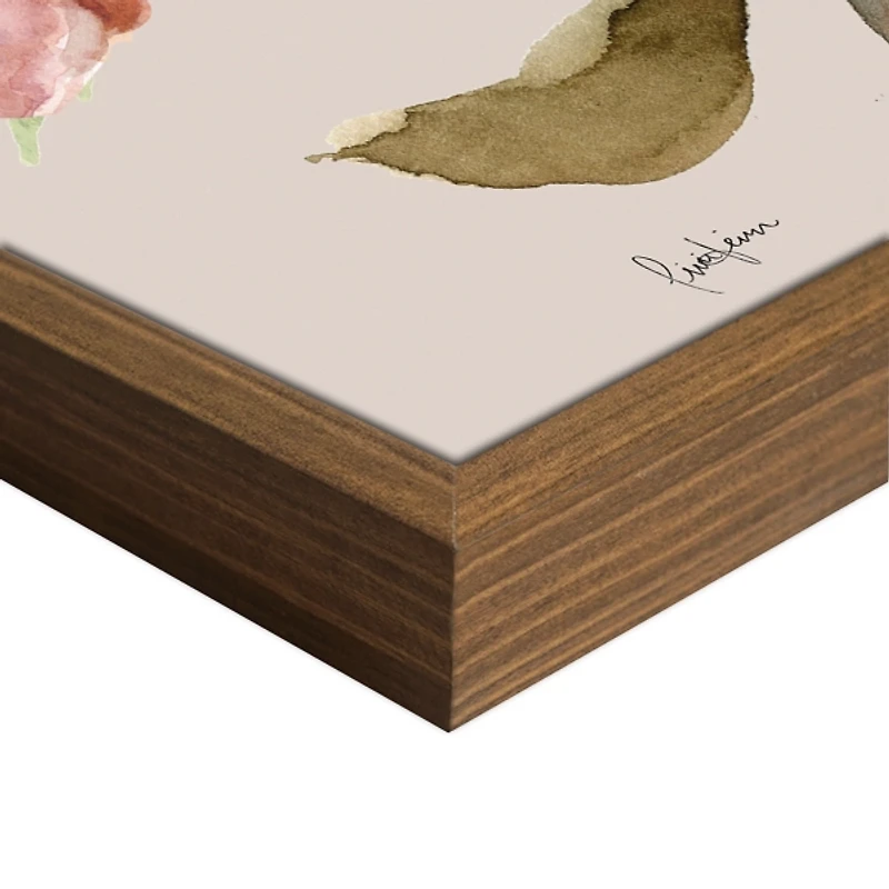 Floral Harmony Framed Canvas Art Prints, Set of 2