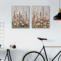 Antique Wilds Framed Canvas Art Prints, Set of 2