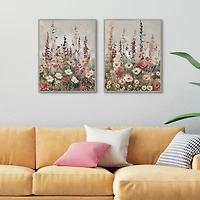 Antique Wilds Framed Canvas Art Prints, Set of 2