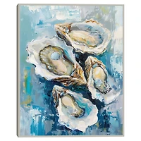 Freshly Shucked Framed Canvas Art Print