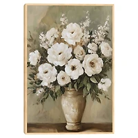 Antique Arrangement Framed Canvas Art Print