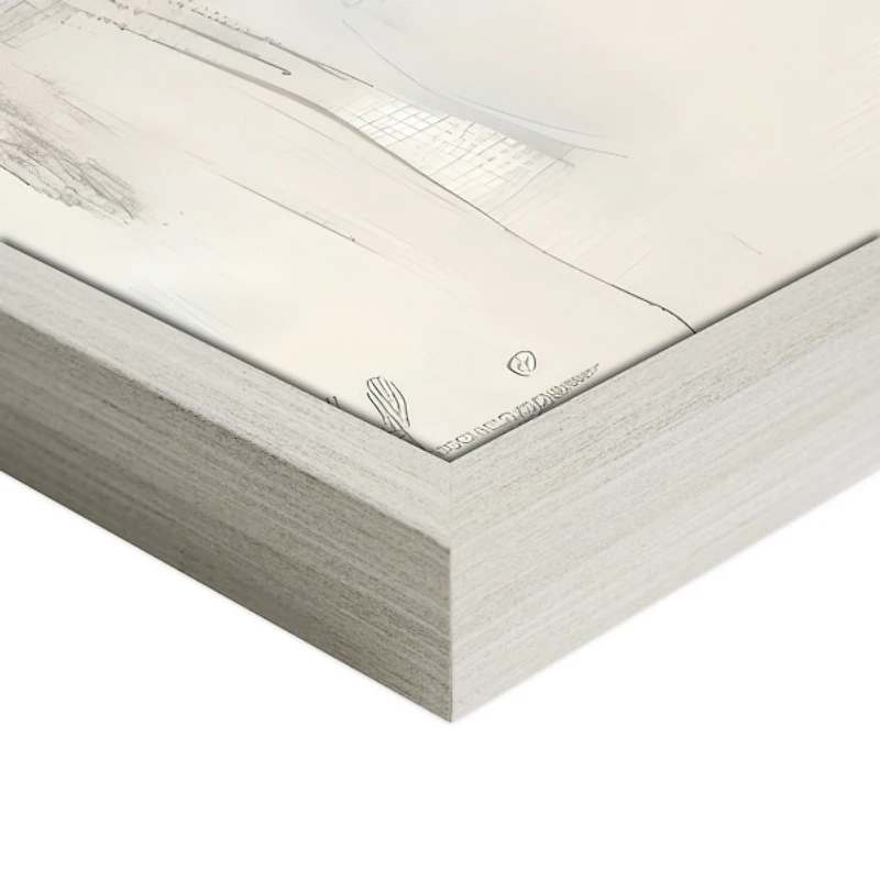 Painted Bouquet Framed Canvas Art Print