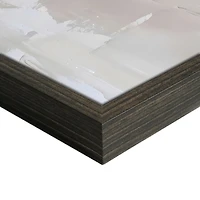 Peachy Roses Framed Canvas Art Print