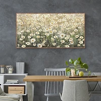 Daydream Daisies Framed Canvas Art Print