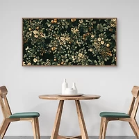 Flowers and Fruit Tapestry II Framed Canvas Print