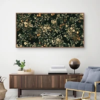 Flowers and Fruit Tapestry II Framed Canvas Print