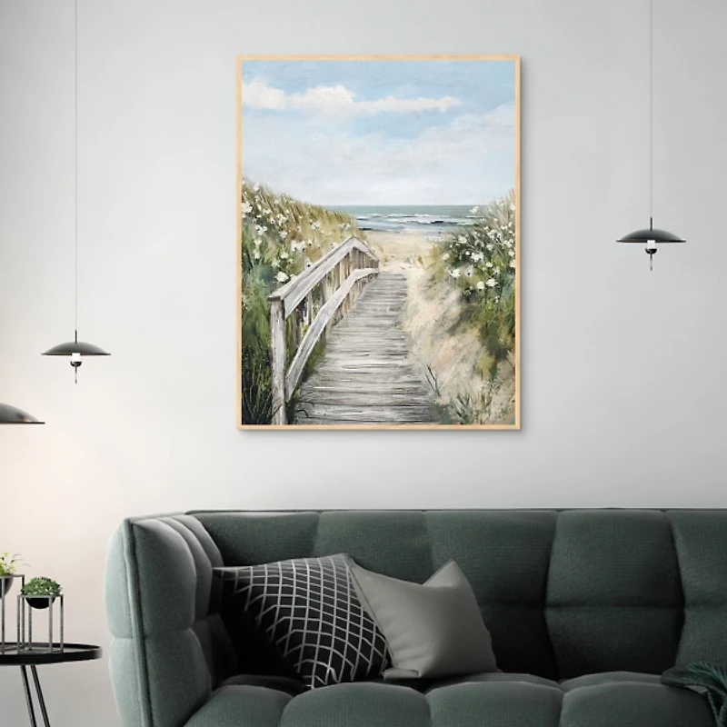 Quiet Calm Framed Canvas Art Print