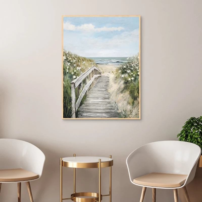 Quiet Calm Framed Canvas Art Print