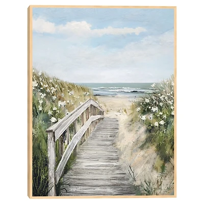 Quiet Calm Framed Canvas Art Print