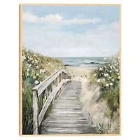 Quiet Calm Framed Canvas Art Print