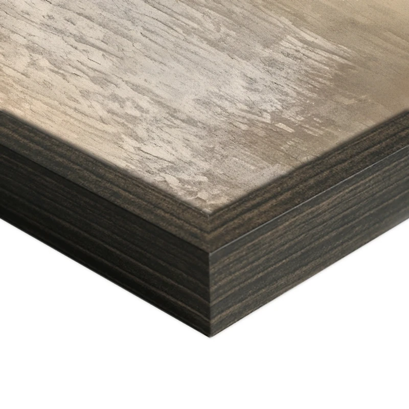 Cloudy Farm Framed Canvas Art Print