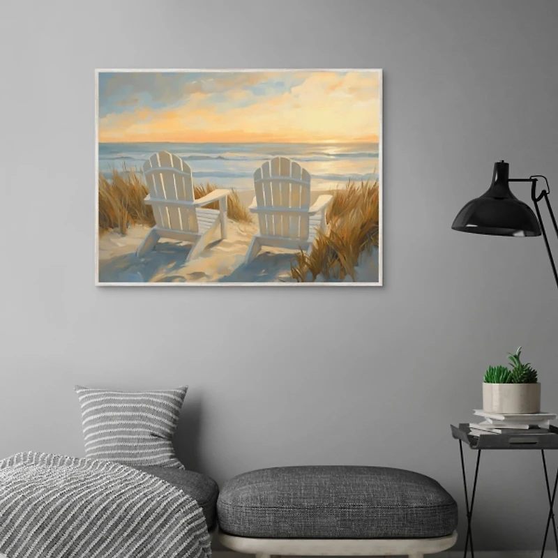 Bathed in Sunlight Framed Canvas Art Print