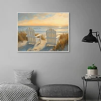 Bathed in Sunlight Framed Canvas Art Print