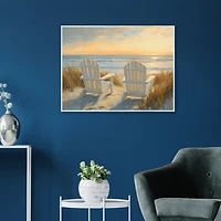 Bathed in Sunlight Framed Canvas Art Print