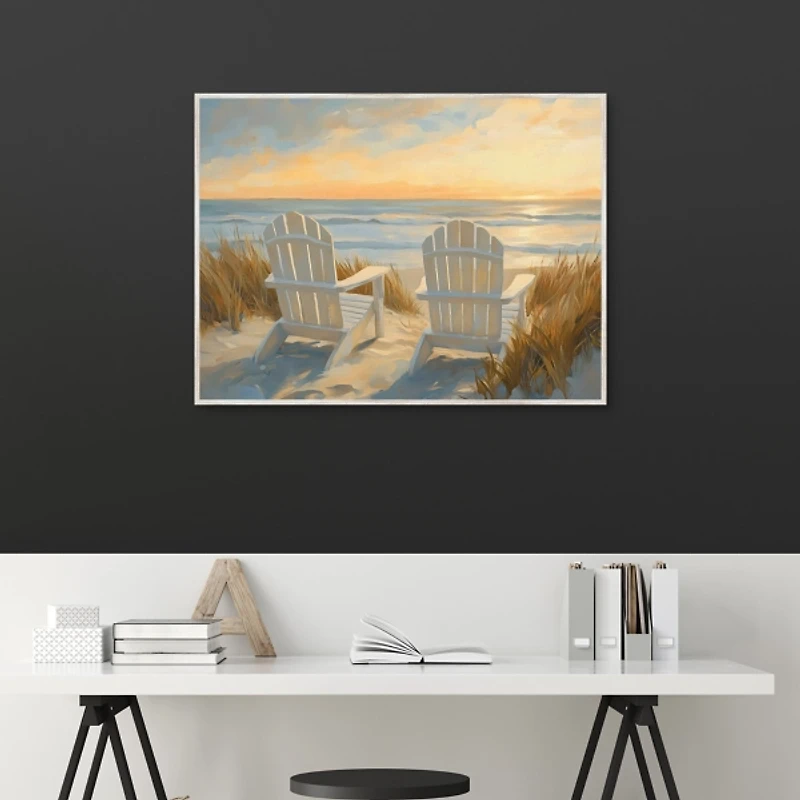 Bathed in Sunlight Framed Canvas Art Print
