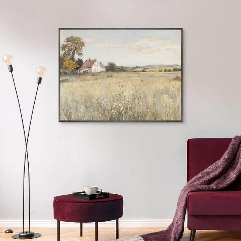 Country Living Framed Canvas Art Print