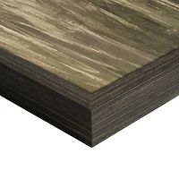 Distressed Grassland Framed Canvas Art Print