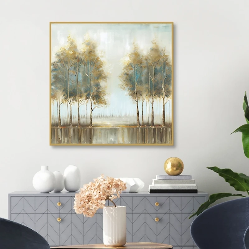 Tree Tales I Framed Canvas Art Print