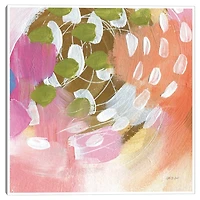 Summer Impressions I Framed Canvas Art Print