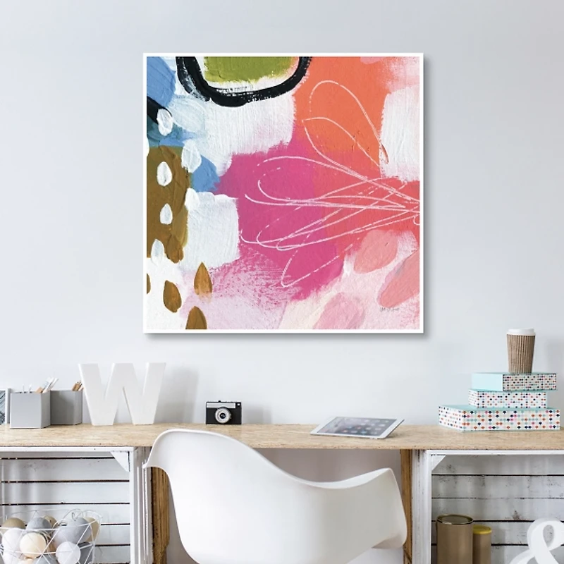 Summer Impressions II Framed Canvas Art Print