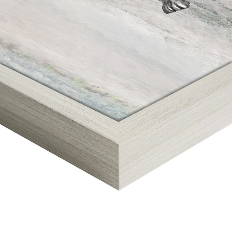 Floral Bath Framed Canvas Art Prints, Set of 2