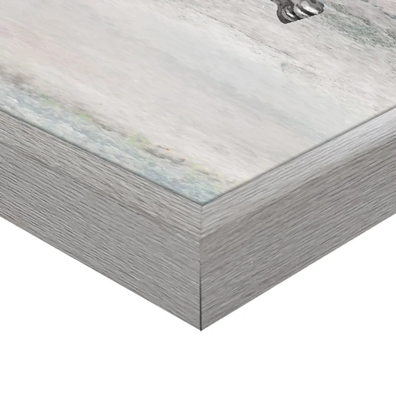 Botanical Bath Framed Canvas Art Prints, Set of 2