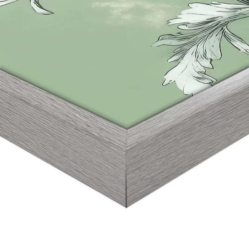 Classic Floral Framed Canvas Art Prints, Set of 2