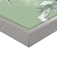 Classic Floral Framed Canvas Art Prints, Set of 2