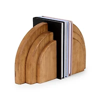 Pinewood Arch Bookends, Set of 2