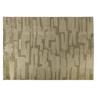 Ellis Green Patterned Area Rug, 5x7