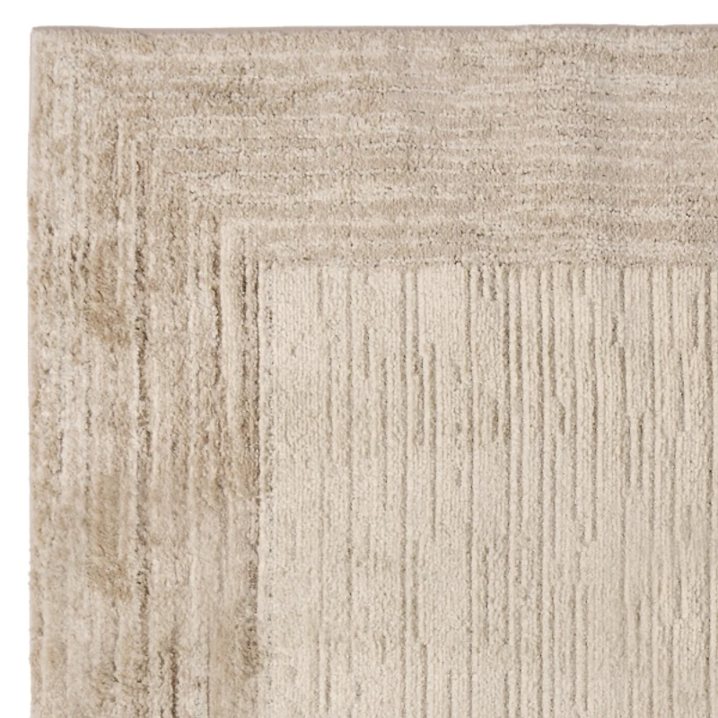 Ellis Cream Bordered Area Rug