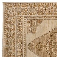 Ivory and Yellow Palmer Area Rug, 5x7
