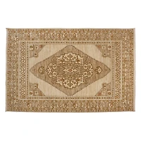 Ivory and Yellow Palmer Area Rug, 5x7