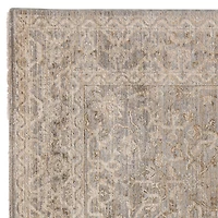 Vanilla Gray Paola Traditional Area Rug, 5x7